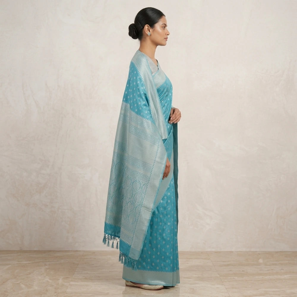 Elegant Aqua Drape