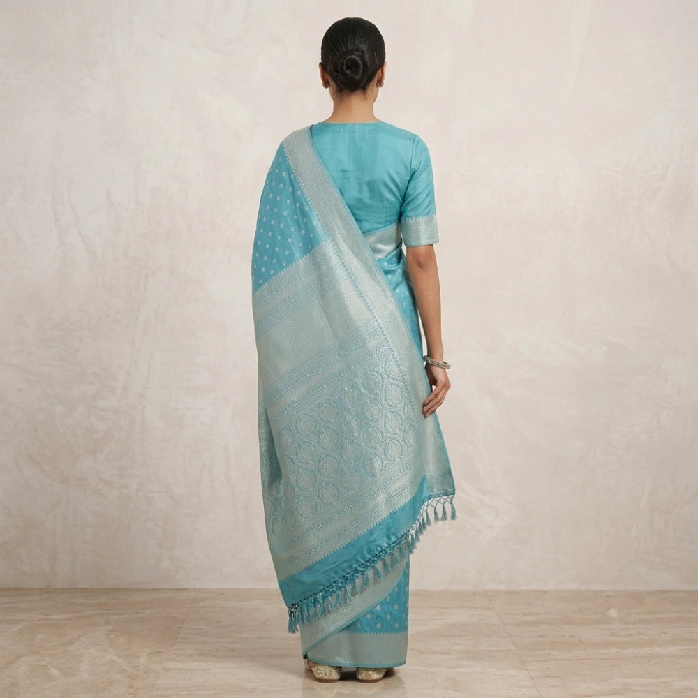 Elegant Aqua Drape