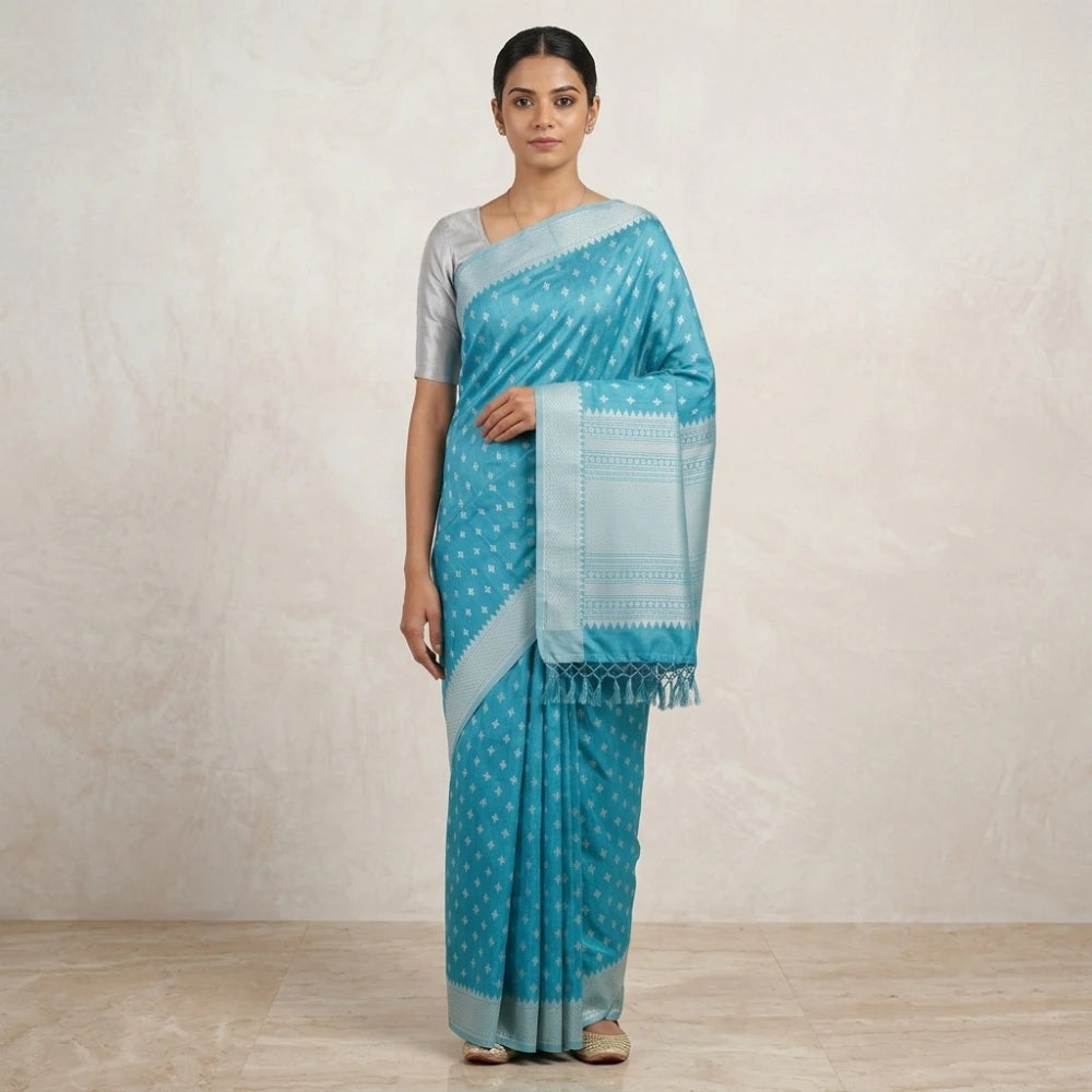 Elegant Aqua Drape